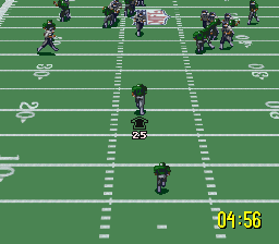 NFL Quarterback Club '96 (Europe) In game screenshot